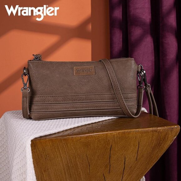Women Crossbody Purse Vegan Leather Small Zipper Detachable Strap Casual